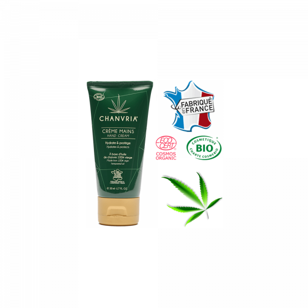 Crème mains au chanvre bio chanvria 50ml