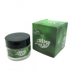 Crème visage au chanvre CB D'EAU - 50ml