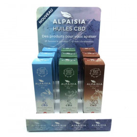 Pack de 9 huiles cbd Alpesia pour animaux