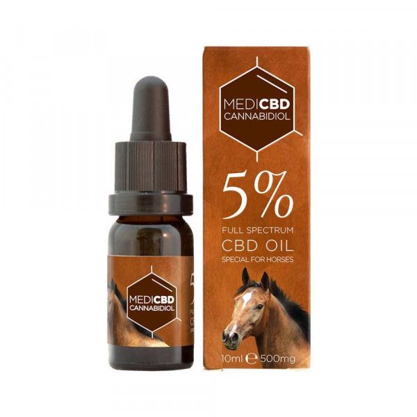 Huile de cbd pour chevaux 5%  - 2