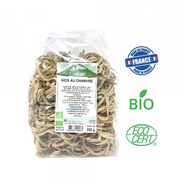 Pâtes nids au chanvre 500g